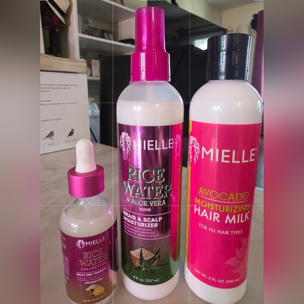 Mielle Hair Care Trio /Hair Milk/ Rice Water